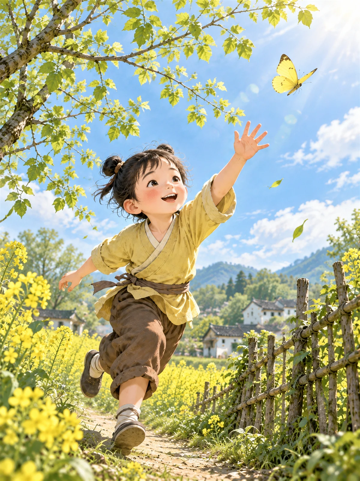《宿新市徐公店》诗词漫画第3幅